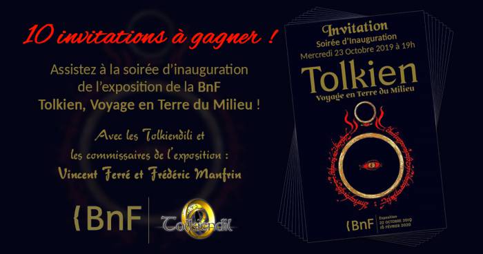 Concours BnF - Inauguration de l'exposition Tolkien