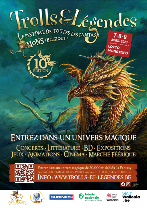  Affiche du Festival Trolls & Légendes 2023 