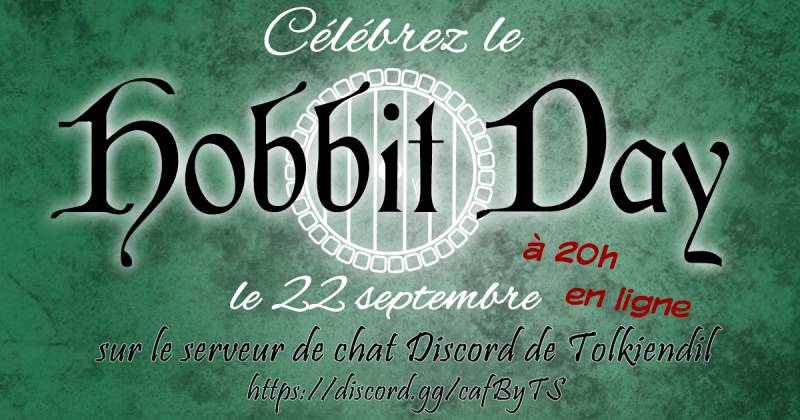 Hobbit Day en ligne sur Discord le mercredi 22 septembre à 20h