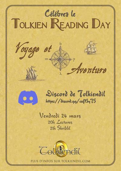 Tolkien Reading Day 2023 sur Discord