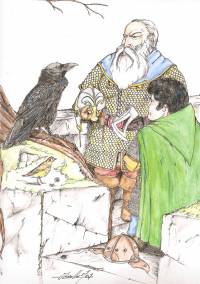   Bilbo, Thorin et Roäc – Manuel Merelle  
