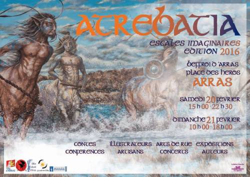  Affiche du festival Atrebatia d'Arras 