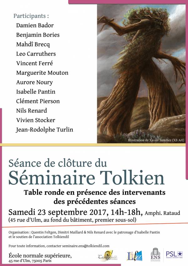  Séminaire Tolkien à l'ENS (Paris - France)