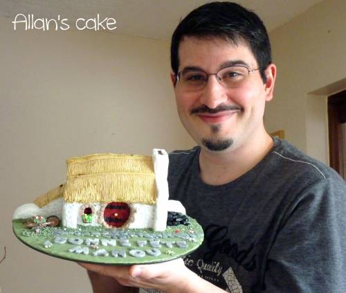  Hobbit cottage cake 