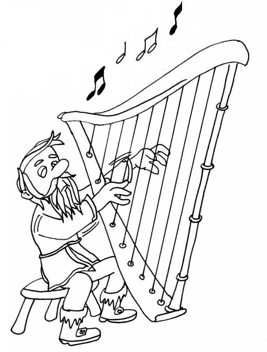 Thorin à la harpe - Julien Mansencal