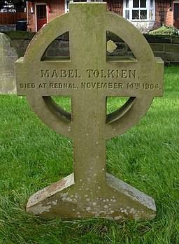 St Peter's Catholic Church, Bromsgrove - churchyard - Mabel Tolkien - photo...
