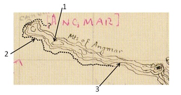 Carte des Monts d'Angmar