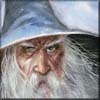 Portrait de Gandalf (© John Howe)